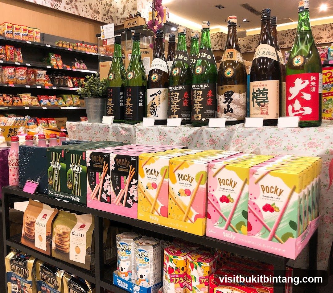 Japanese Snacks and Drinks Display
