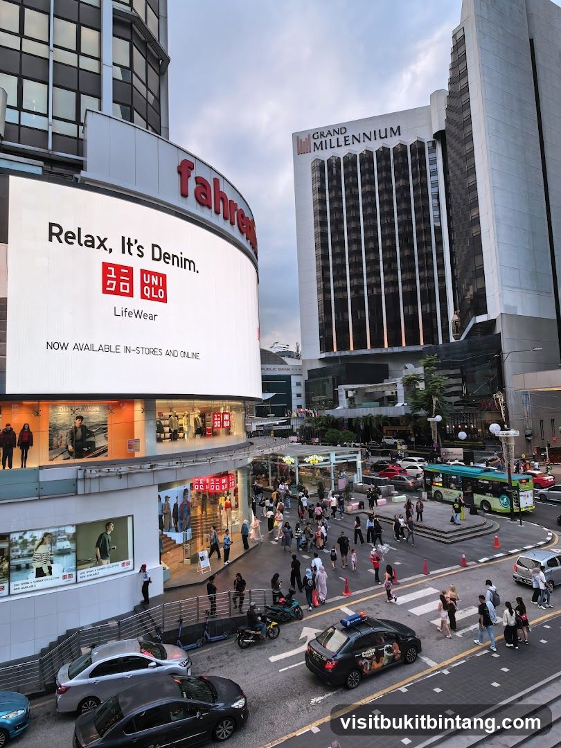 Uniqlo Advertisement and Grand Millennium Hotel