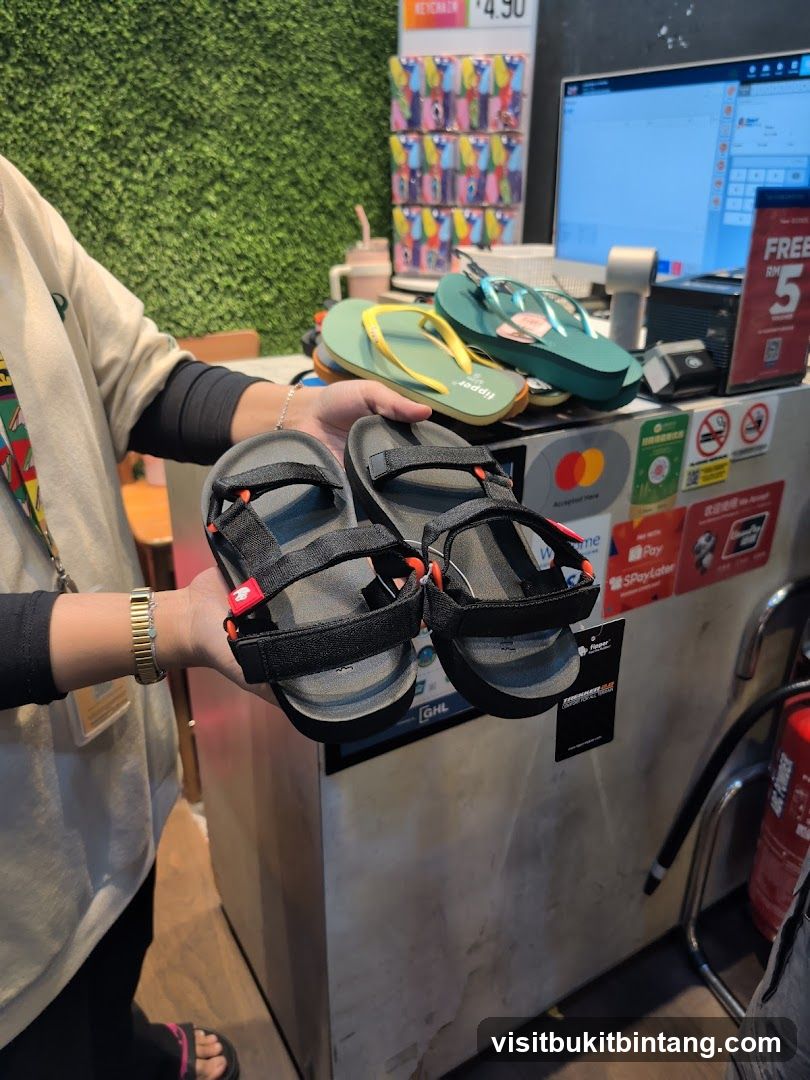 Sandals and Flip-flops Display
