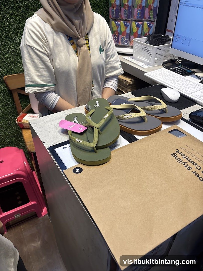 Flip-flops on display