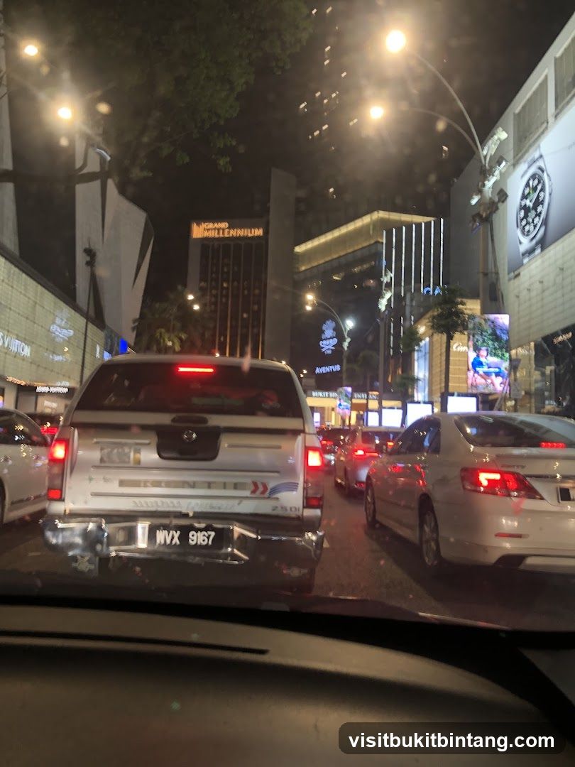Traffic Jam at Night