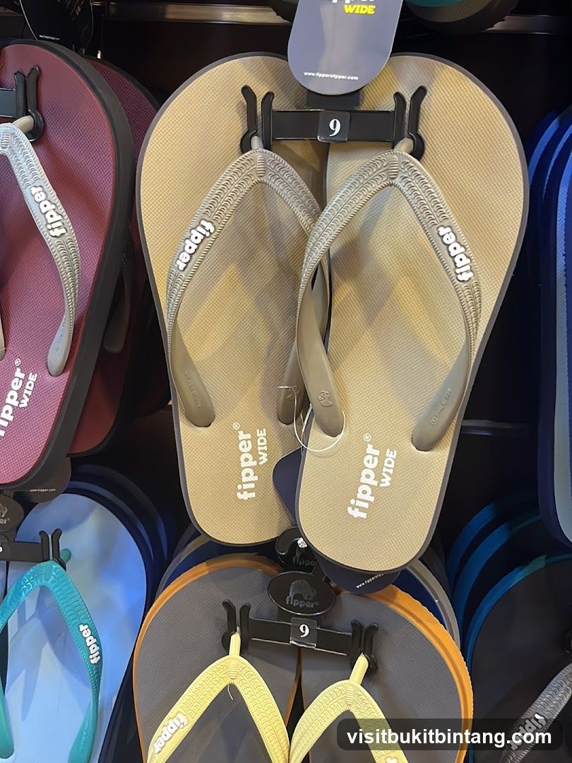 Flip-flops on display