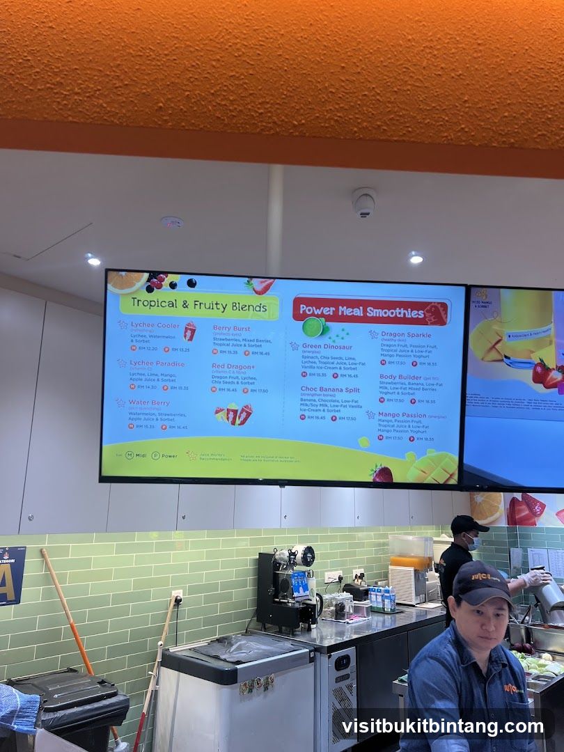 Smoothie Menu