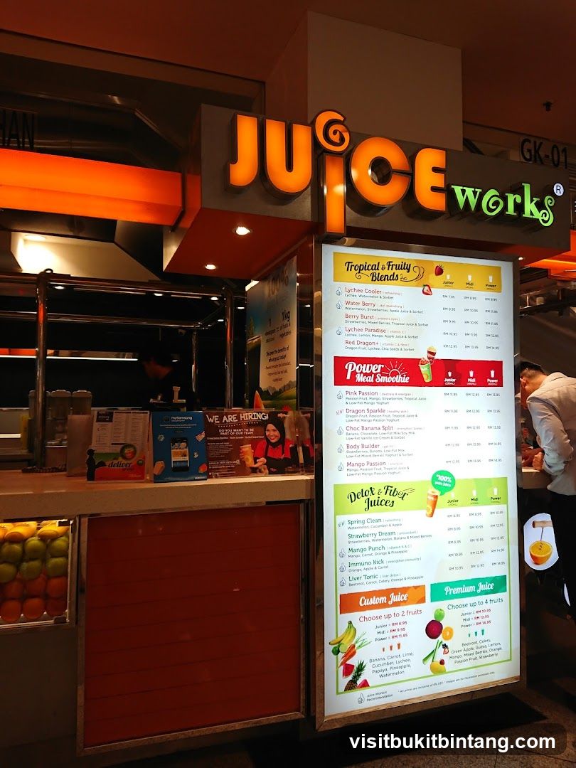 Juice Works Menu