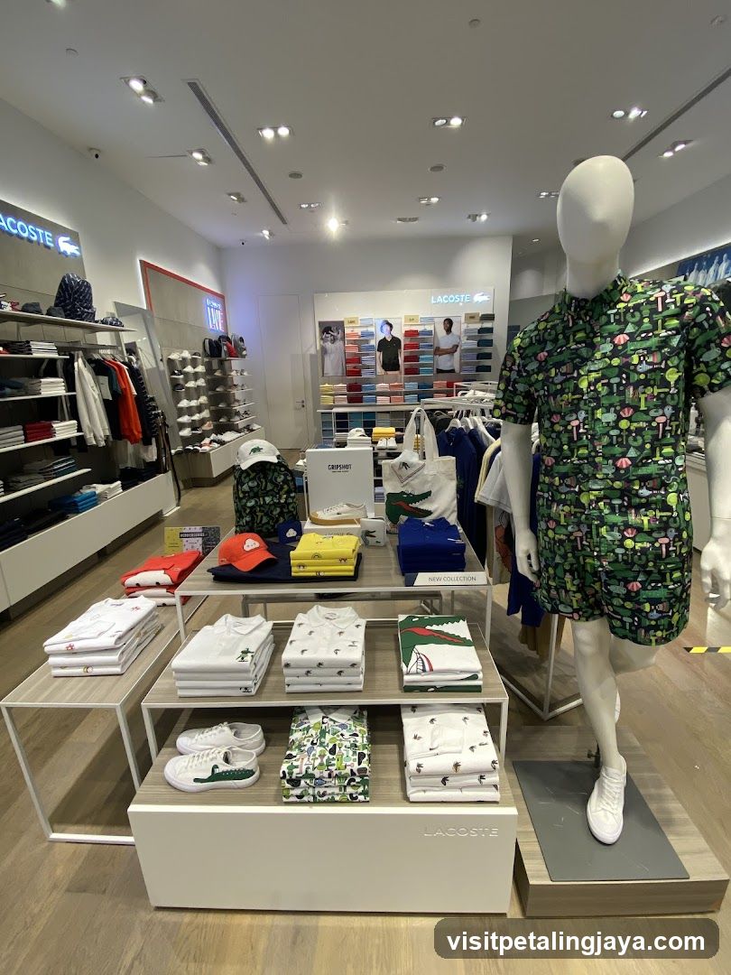 Lacoste Store Interior Display