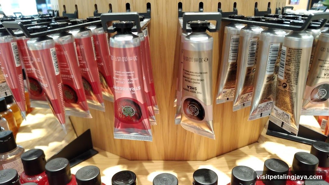 The Body Shop Hand Cream Display