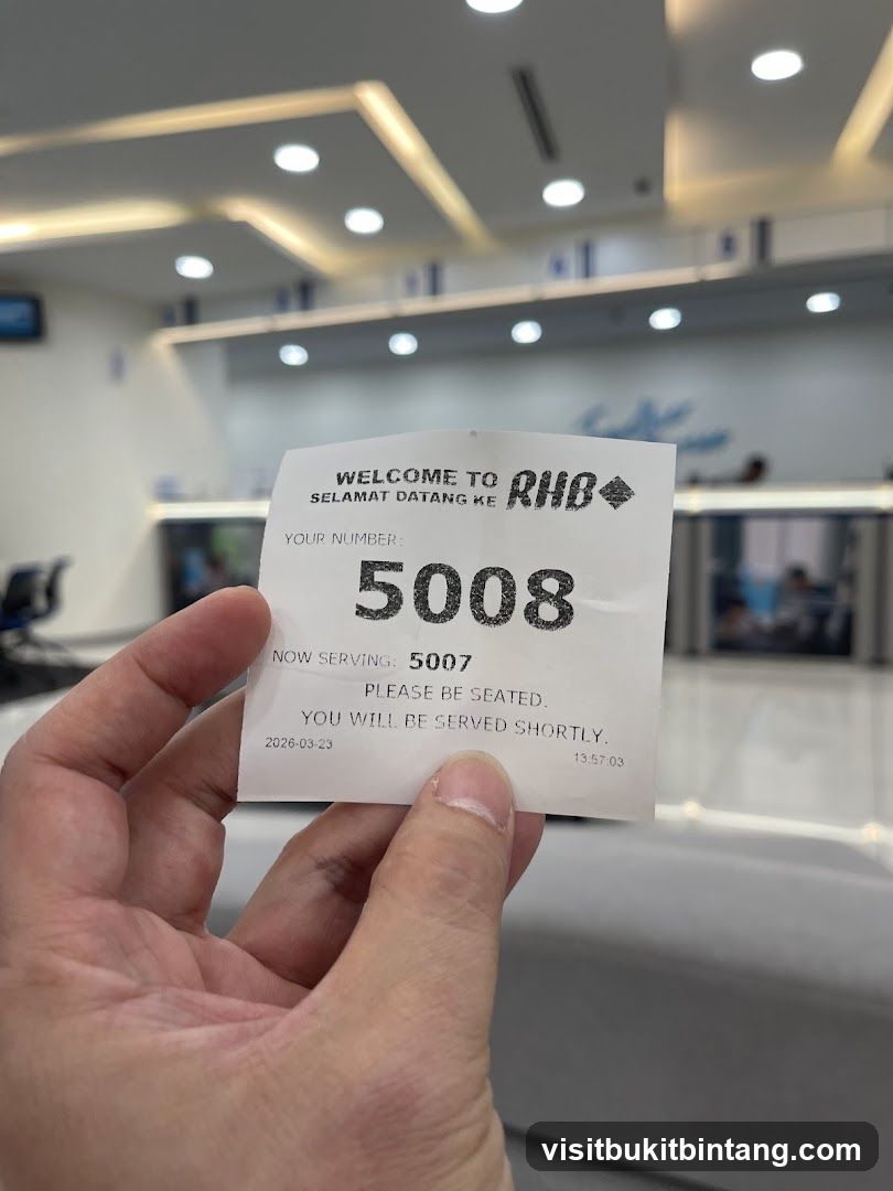 RHB Bank Ticket