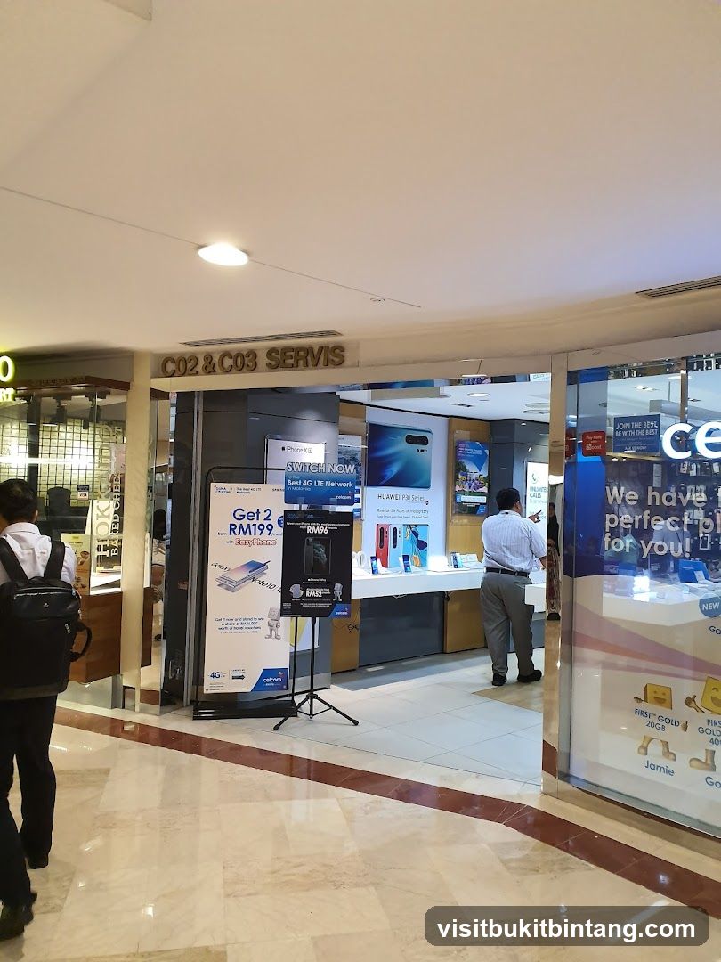 Mobile Phone Store Interior