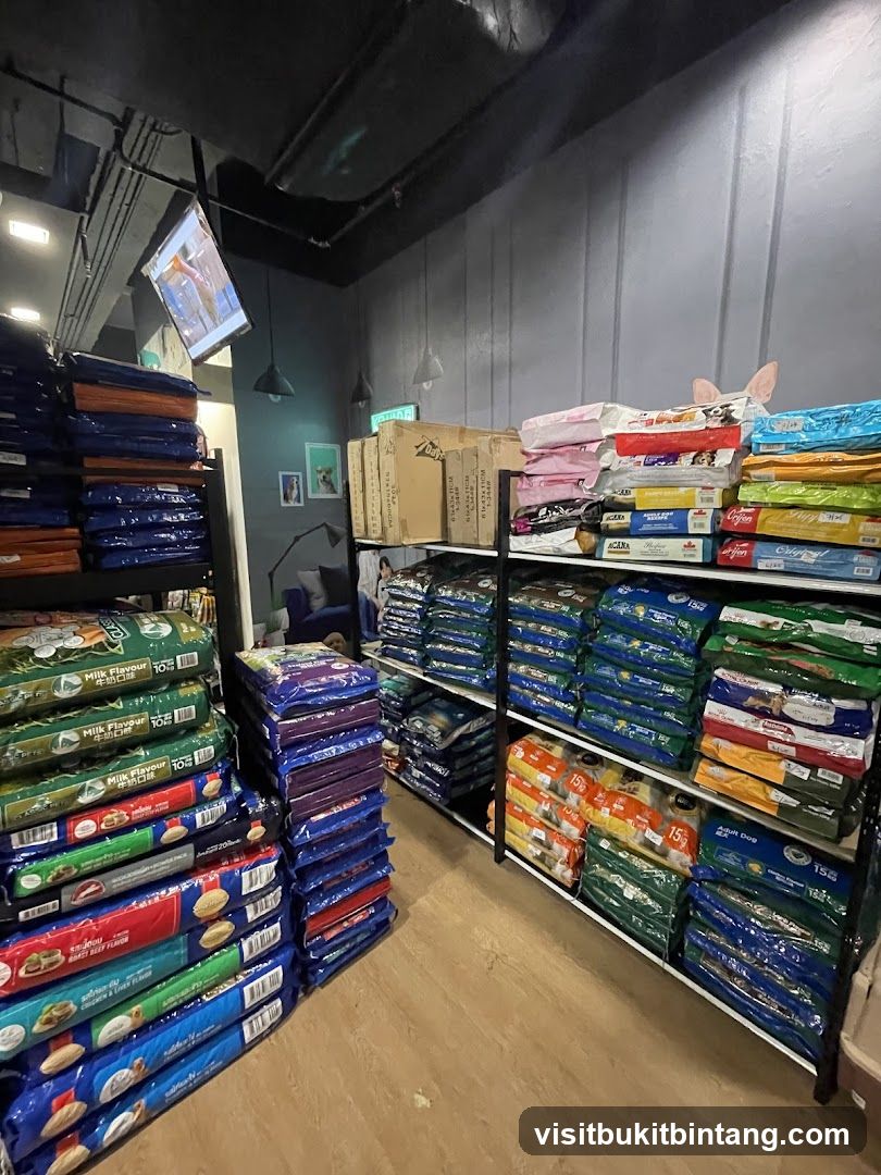Pet Food Store Interior