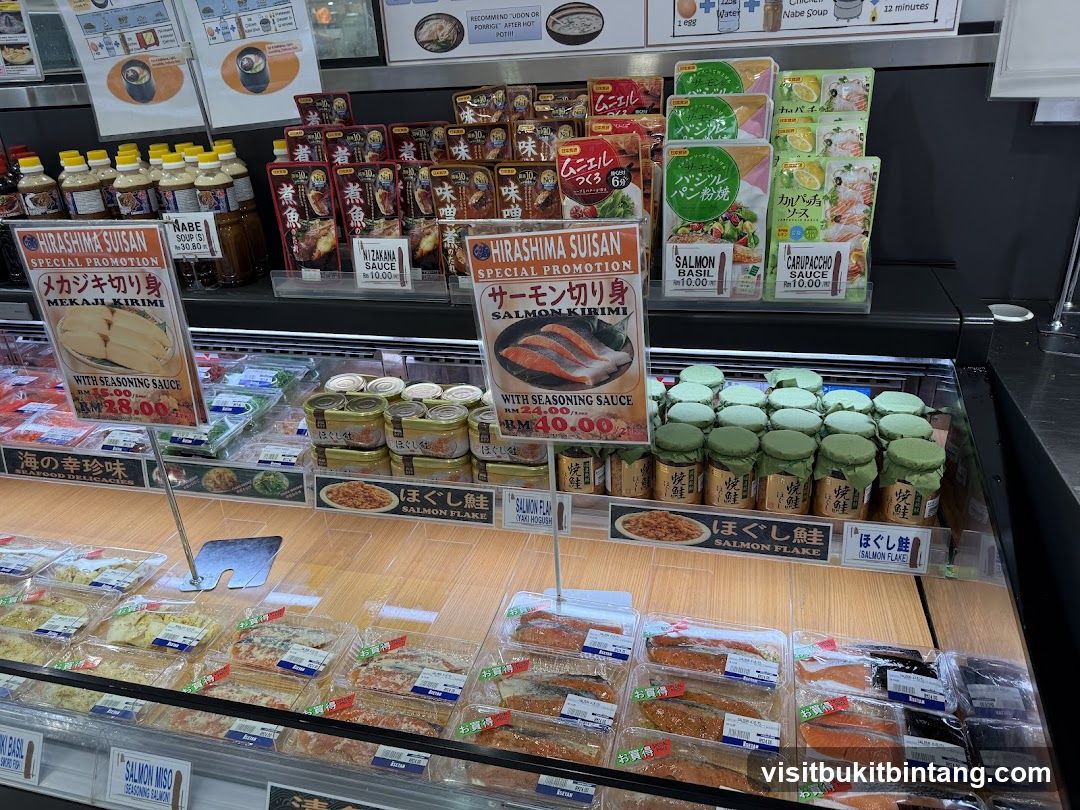 Seafood and Condiments Display