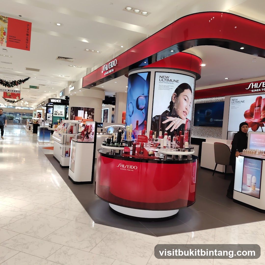 Shiseido Cosmetics Display