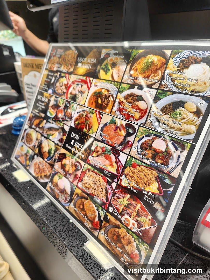 Japanese Food Menu