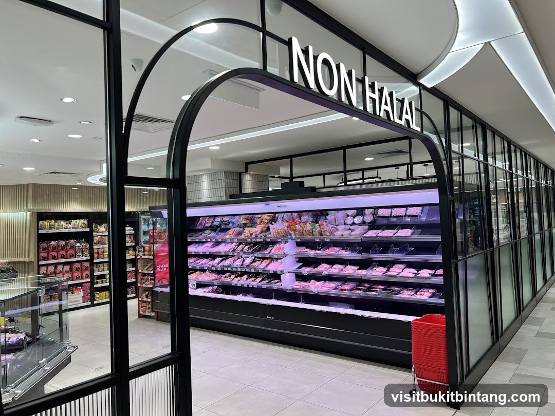 Non Halal Meat Section