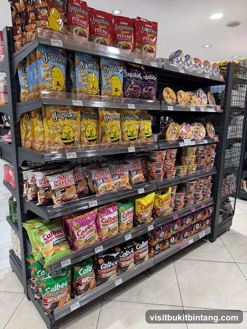Snack Aisle in a Store