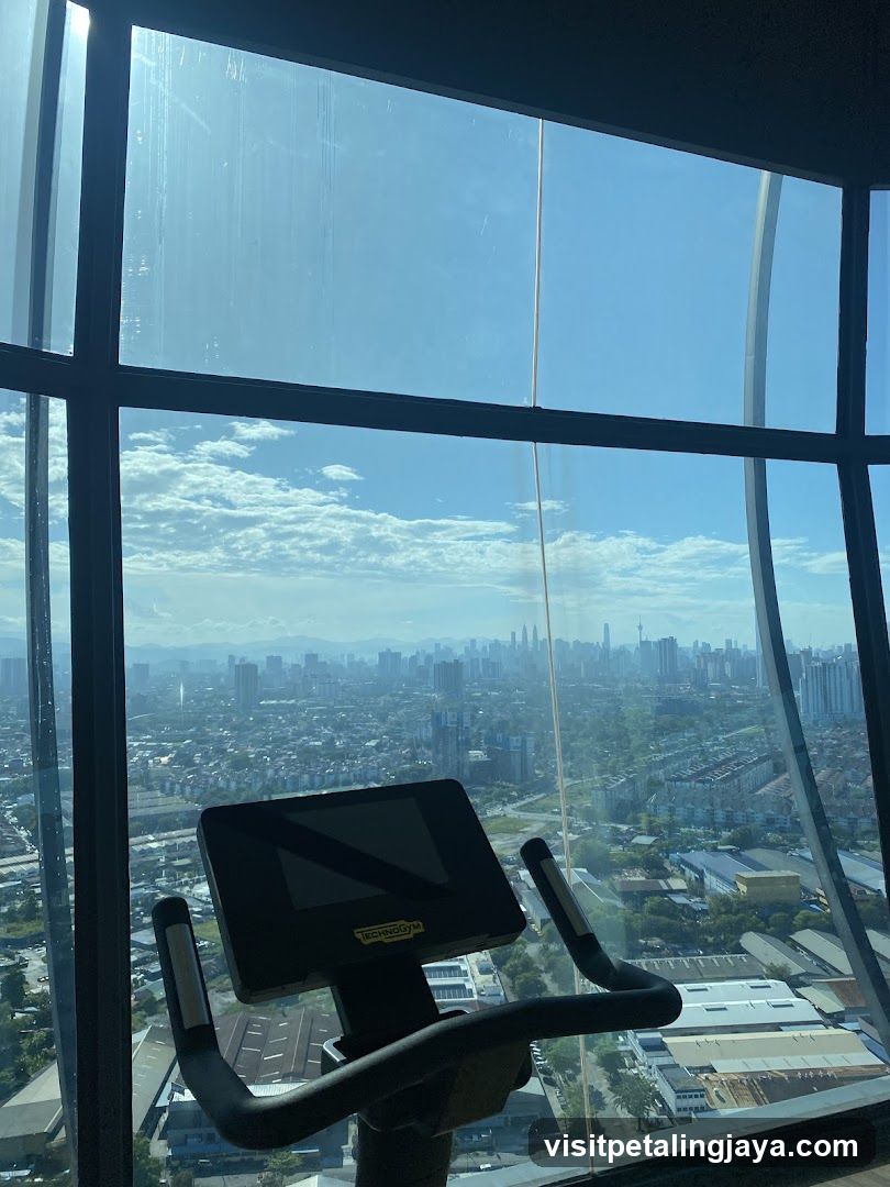 City View from Fitness Equipment