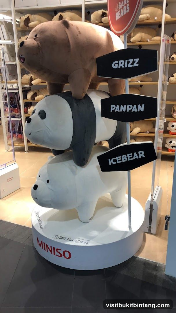 We Bare Bears Plush Display