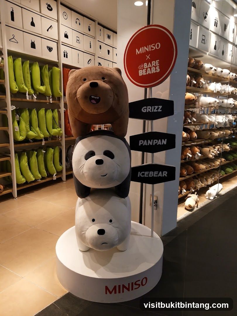 We Bare Bears Plush Display