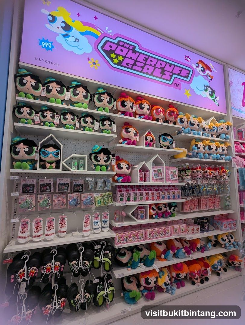 Powerpuff Girls Merchandise Display