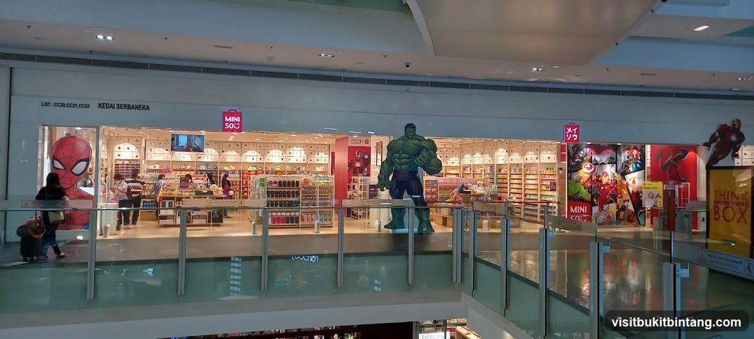 Miniso Storefront with Marvel Characters