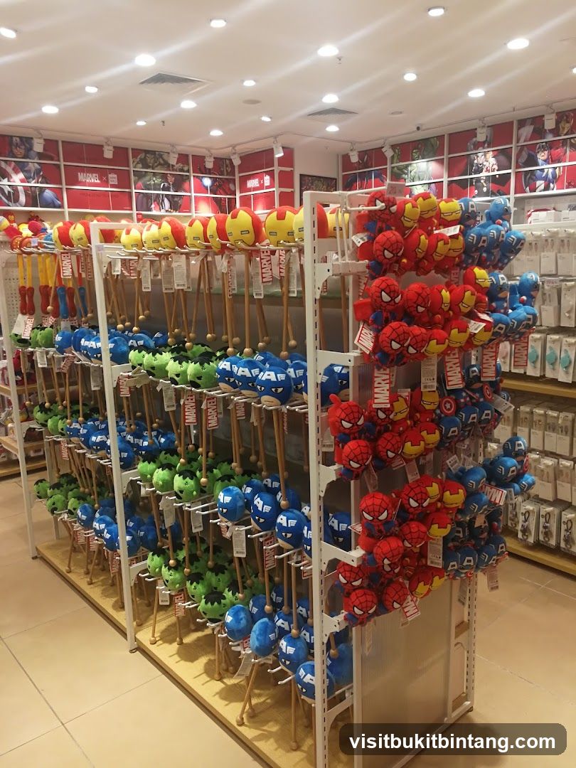 Marvel Merchandise Display