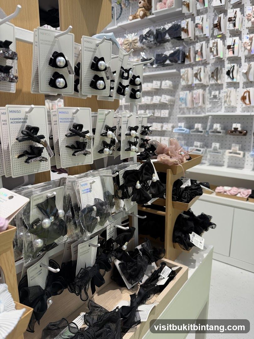 Fashion Hair Accessories Display