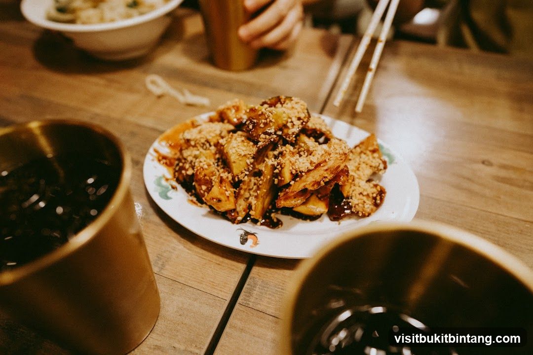 Food on a Wooden Table