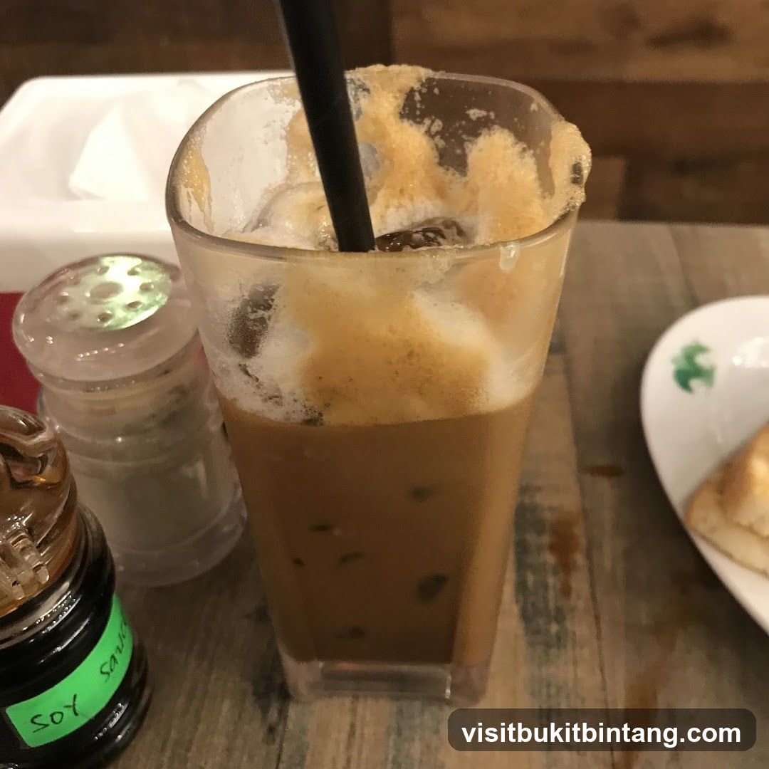 Iced Coffee with Condiments