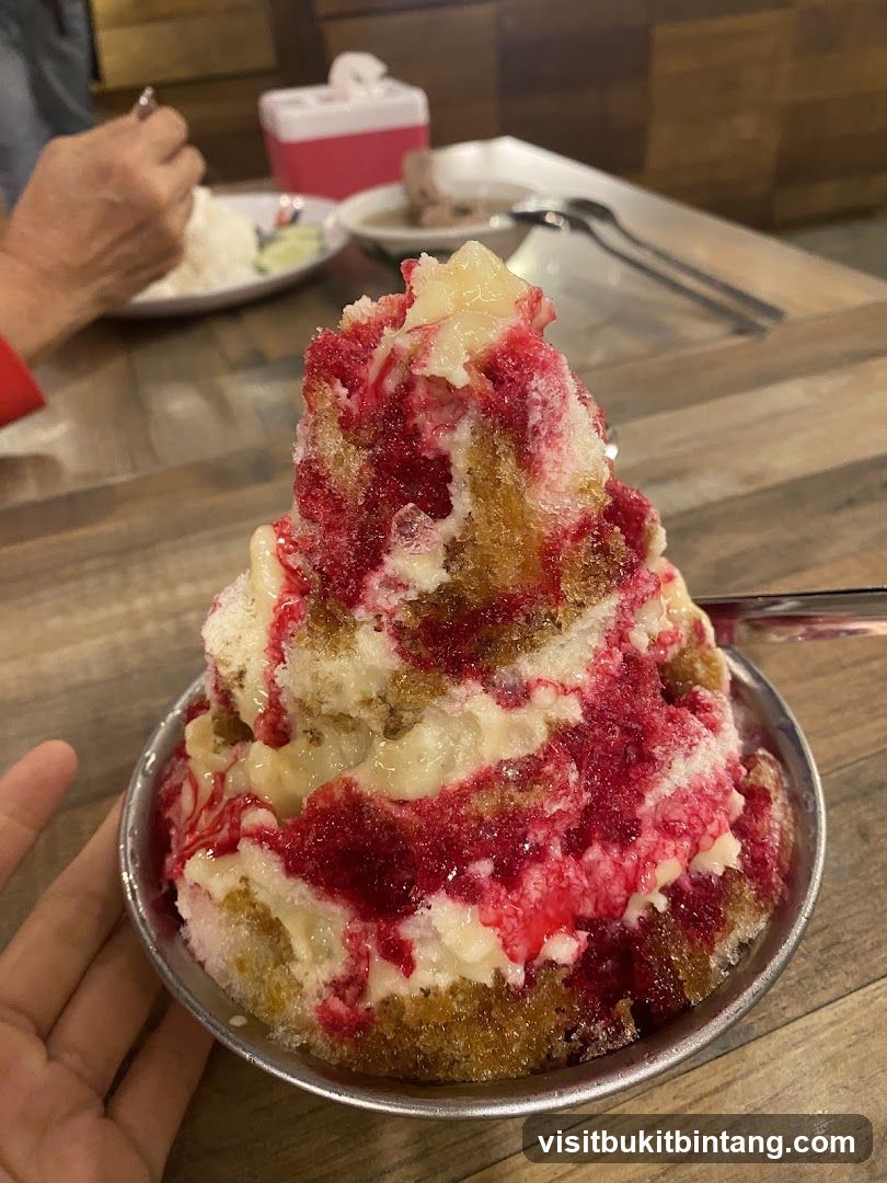Dessert with Syrup and Cream