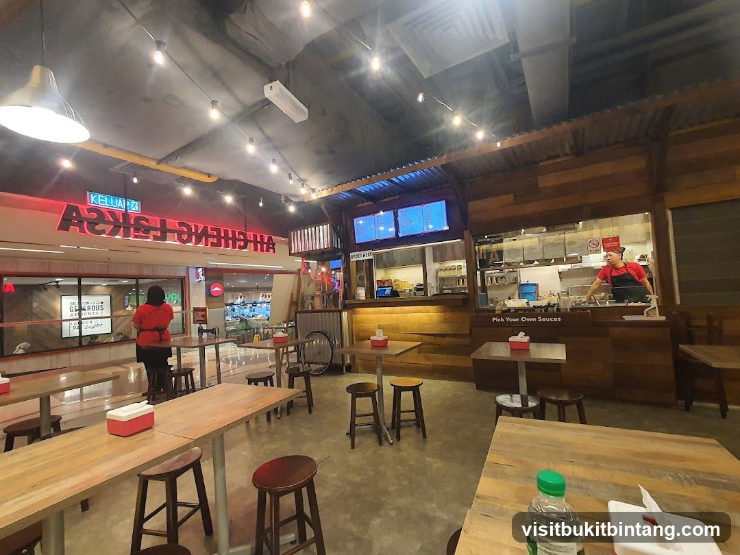 Restaurant Interior with Staff and Seating