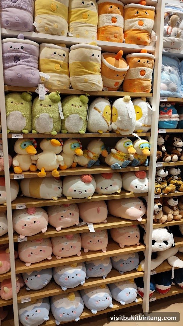 Plush Toys on Shelves