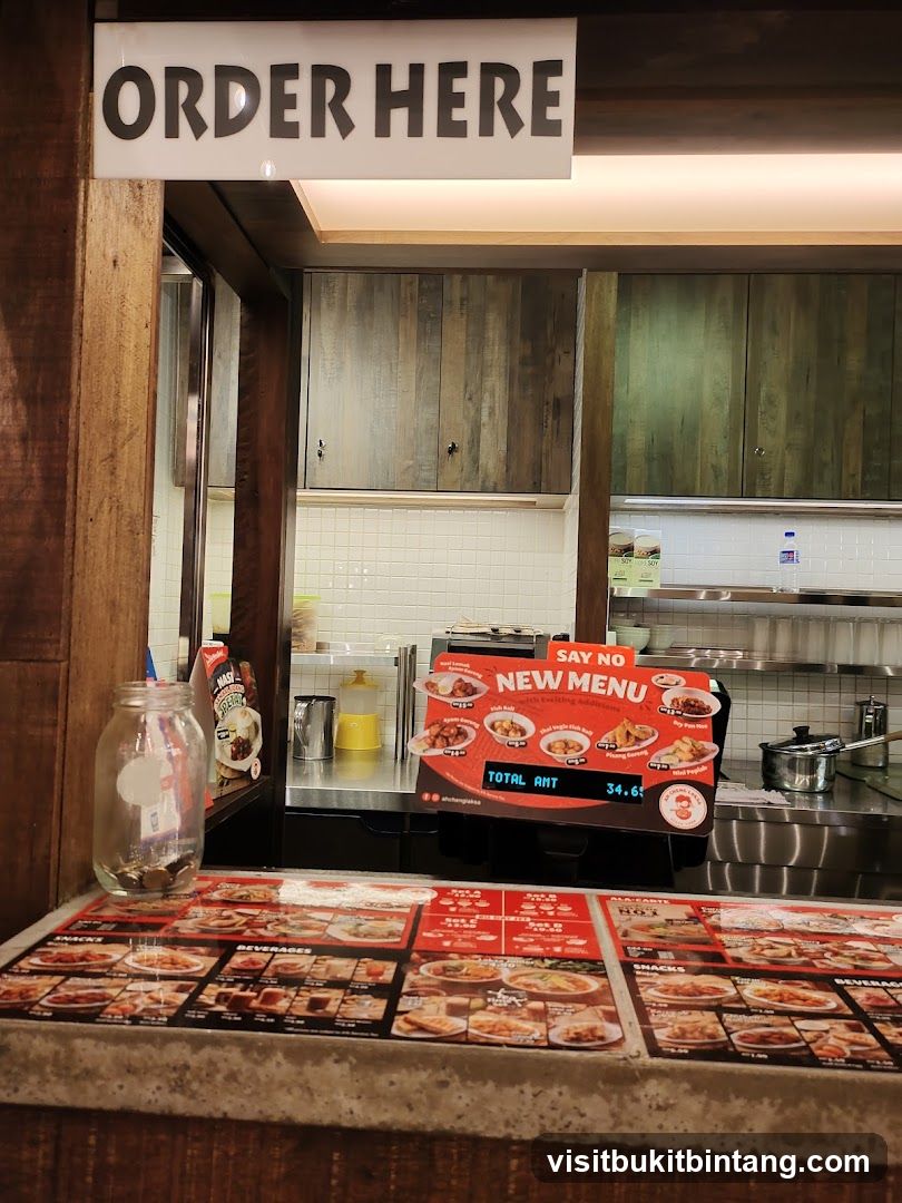 Order Here Counter