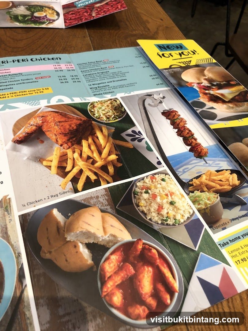 PERI-PERI Chicken Menu