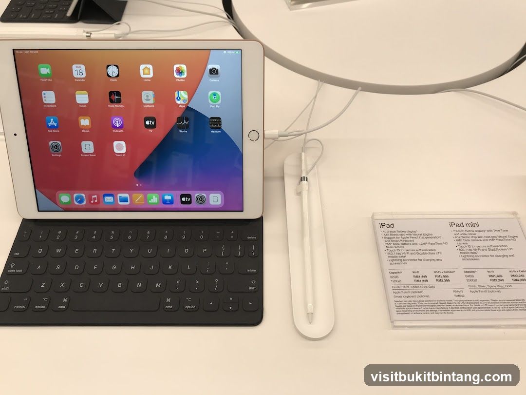iPad and Apple Pencil Display