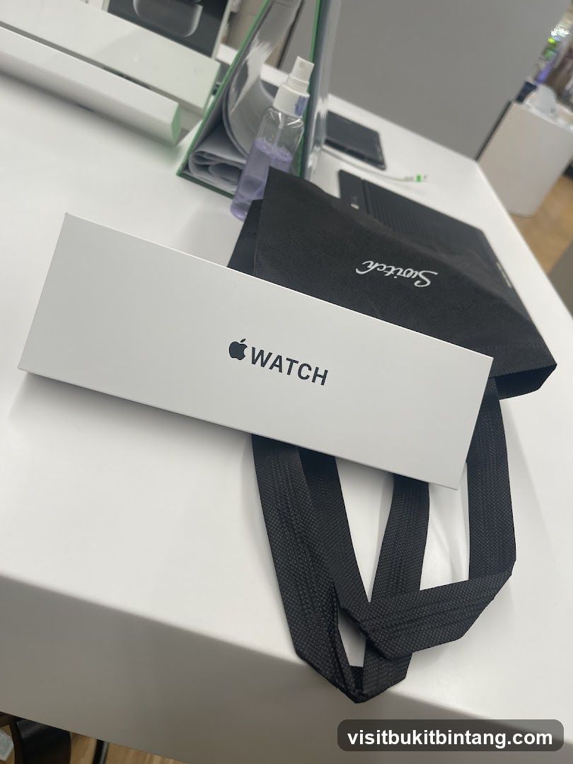 Apple Watch Box and Bag