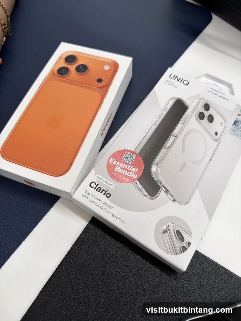 iPhone and Phone Case