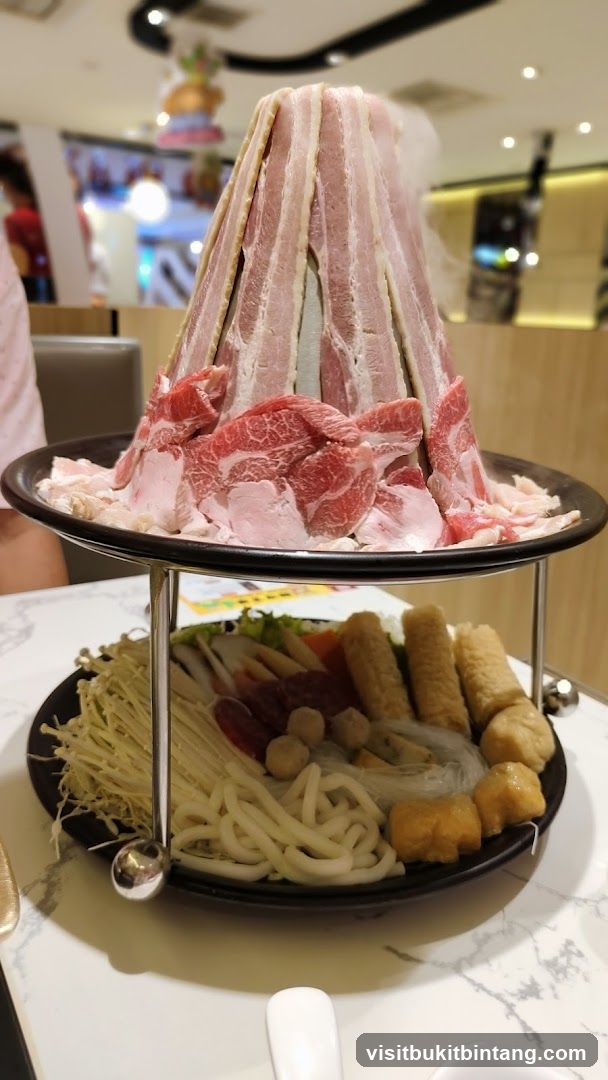 Volcano Meat and Vegetable Platter