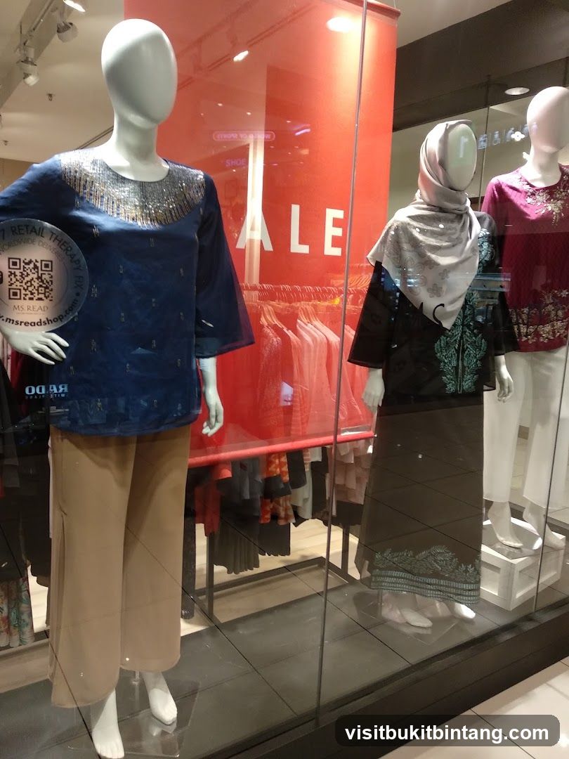 Mannequins in a store window