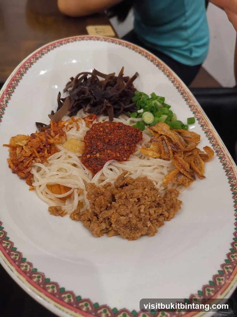 Noodle Dish with Toppings