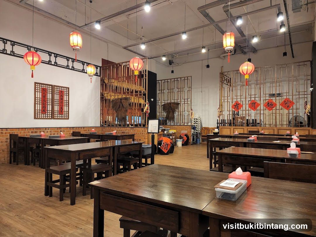 Restaurant Interior with Chinese Decorations
