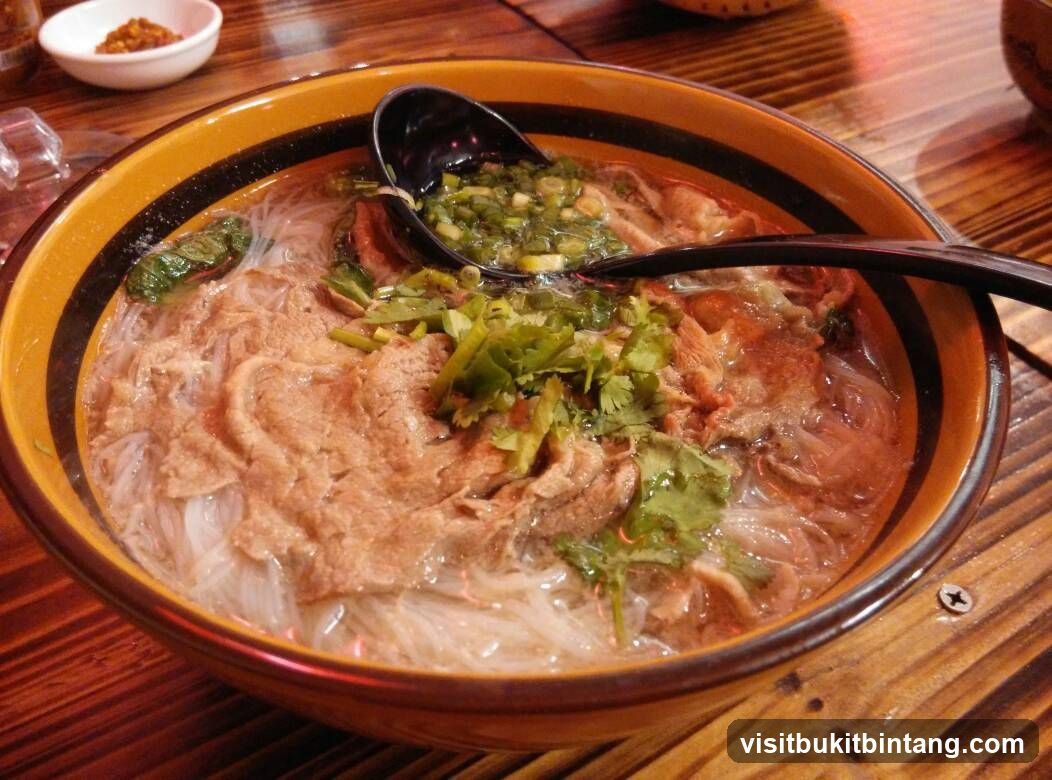 Beef noodle soup