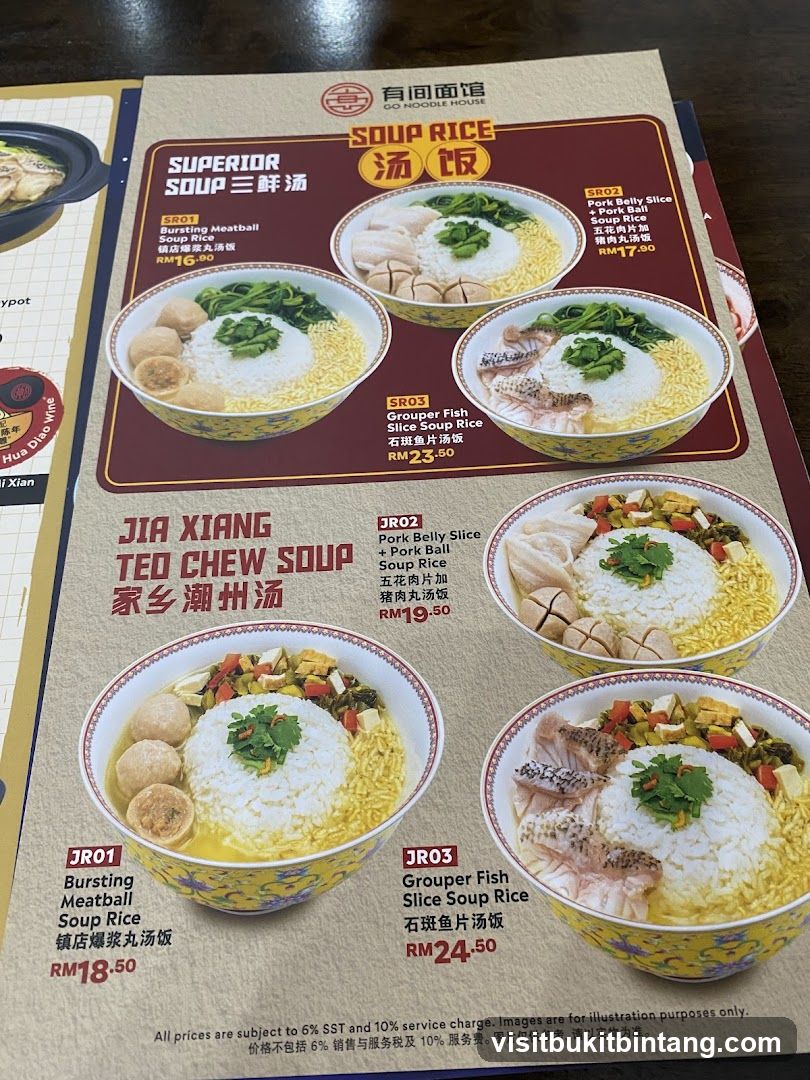 GO NOODLE HOUSE SOUP RICE