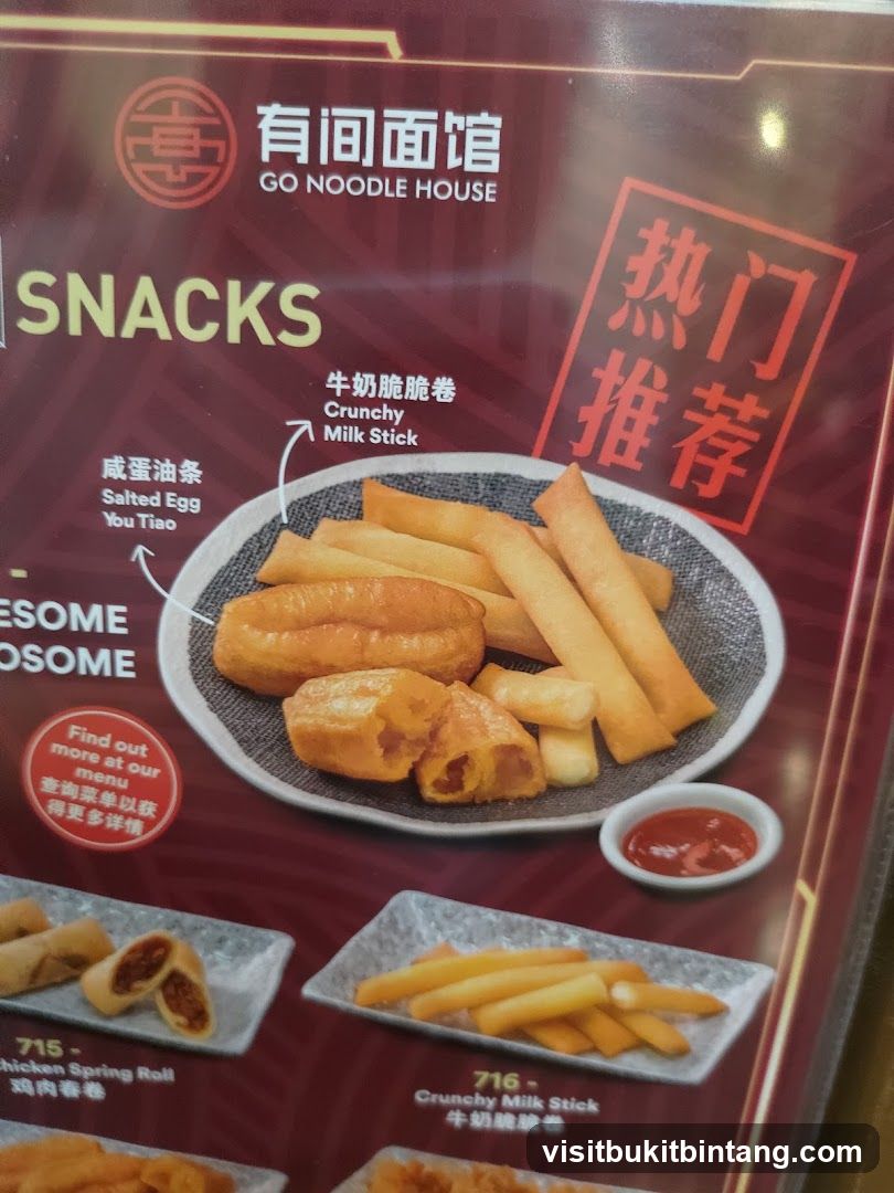 Go Noodle House Snacks