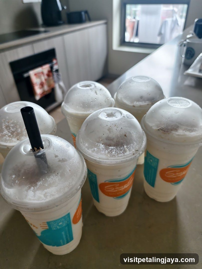 Cold Drinks on Counter