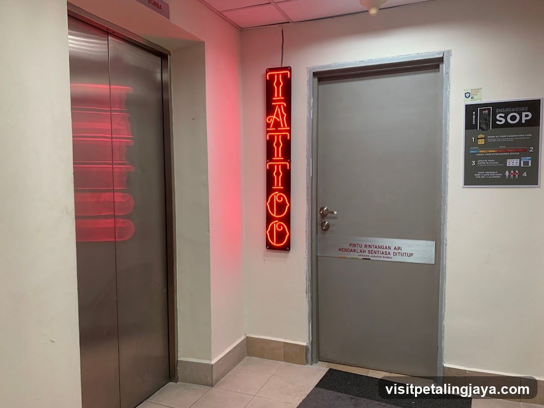 Tattoo Shop Entrance