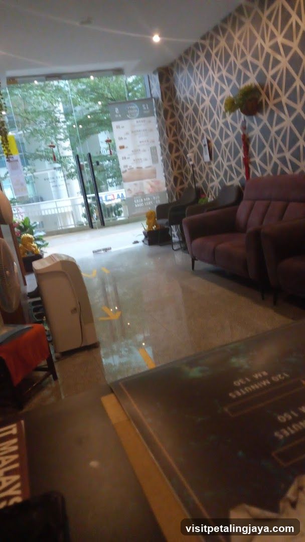 Interior Lobby with Menu Board