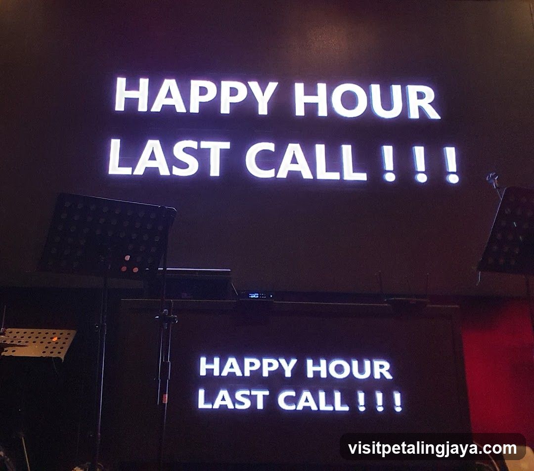 Happy Hour Last Call Signage