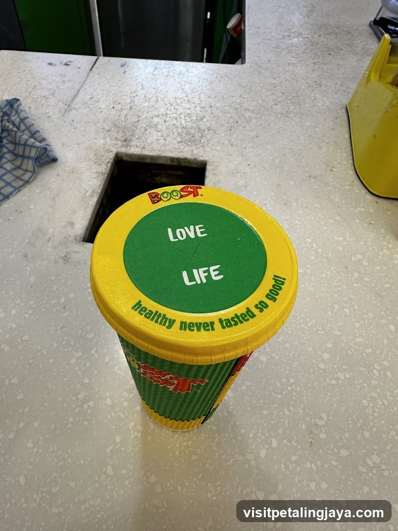 Boost Cup on Counter