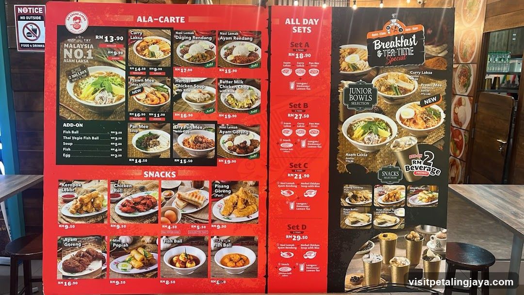 Noodle Shop Menu Board