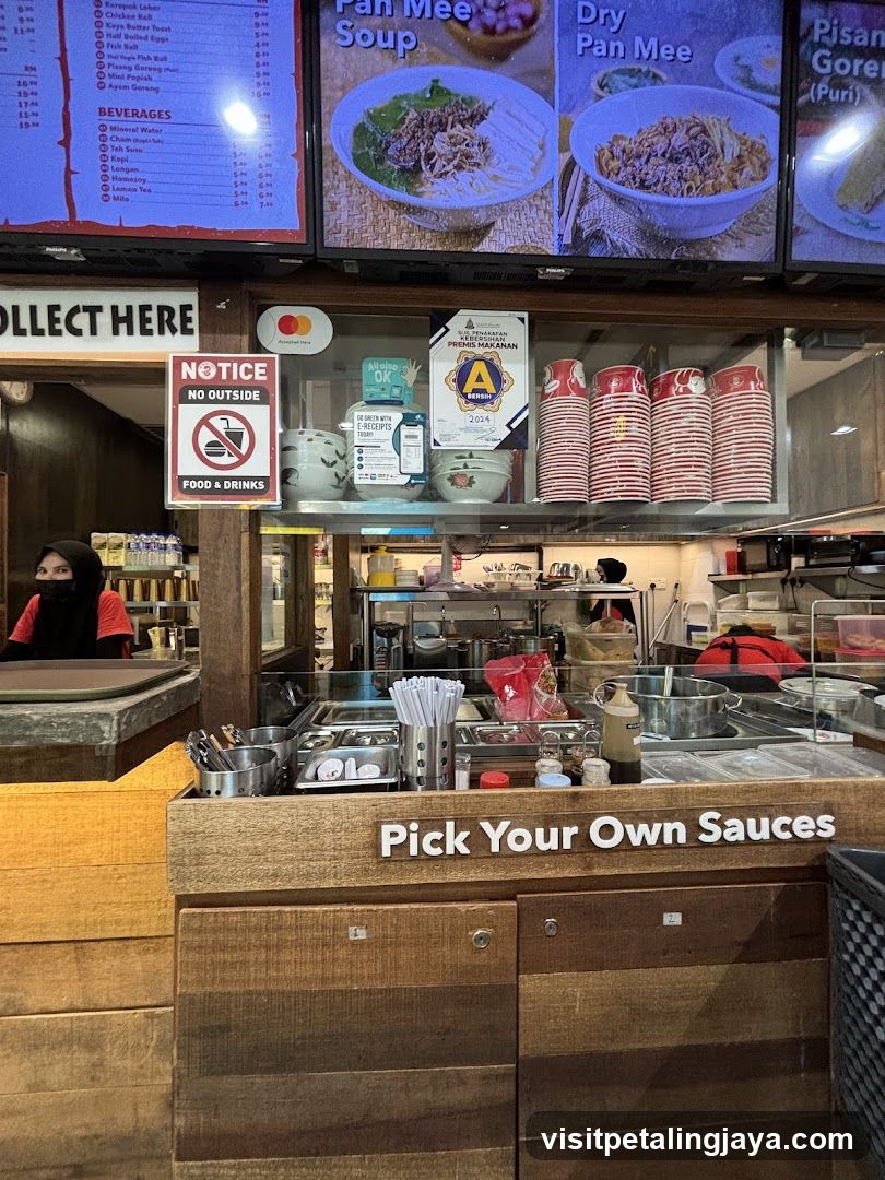 Food Stall Interior View