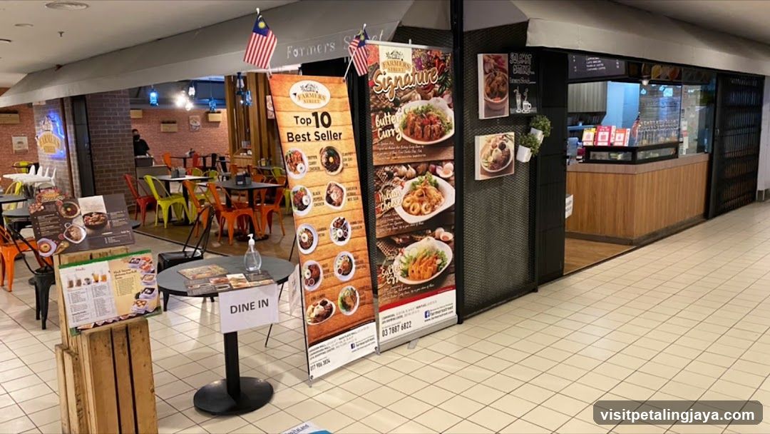 Farmers Market Food Court Interior